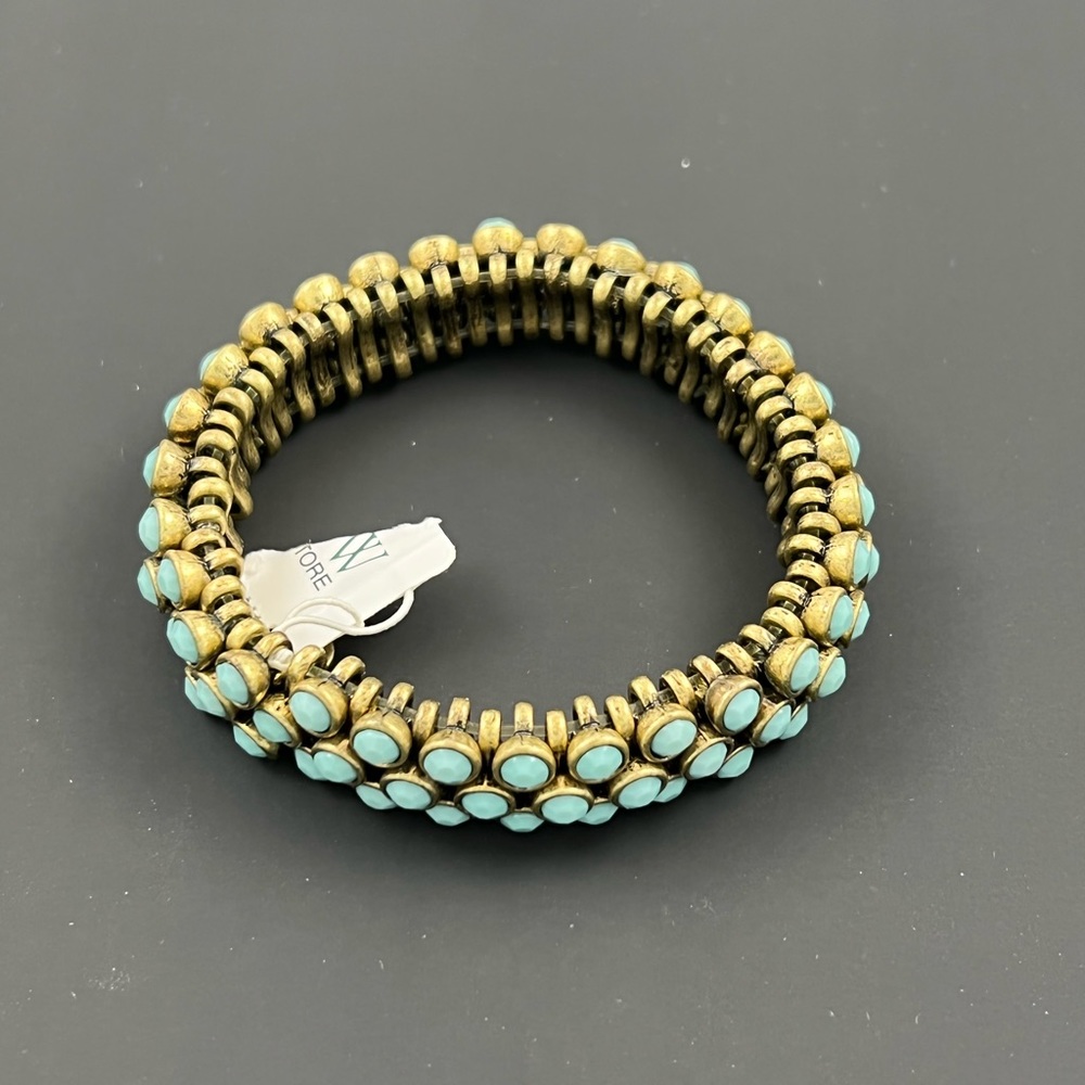 *NWT* J Crew Turquoise Cobblestone Bracelet